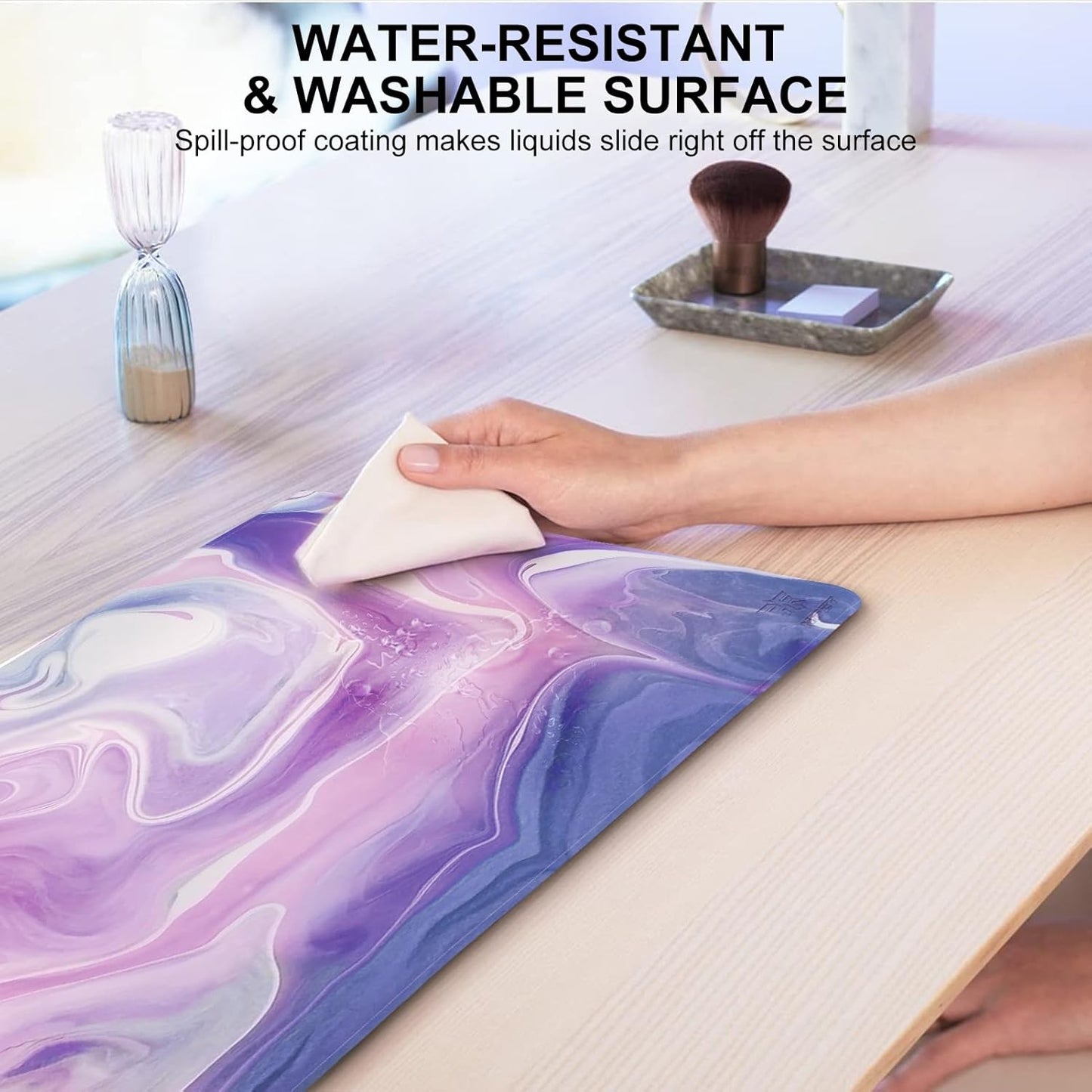 MP02-SP XL Gaming Mouse Pad – RGB Backlit, Water-Resistant, Anti-Slip Base