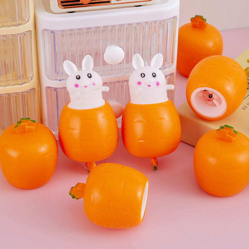Decompression Carrot Rabbit Squeezing Toy Decompression Toy - clickit2shipit