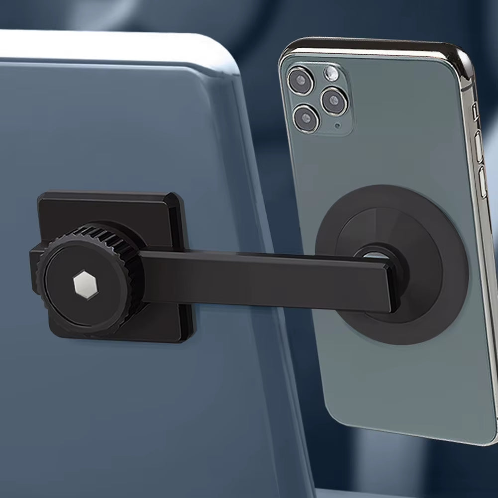 Magnetic Phone Holder for MagSafe – Side Mount Stand for iPhone 14/13/12 & Tesla Monitors