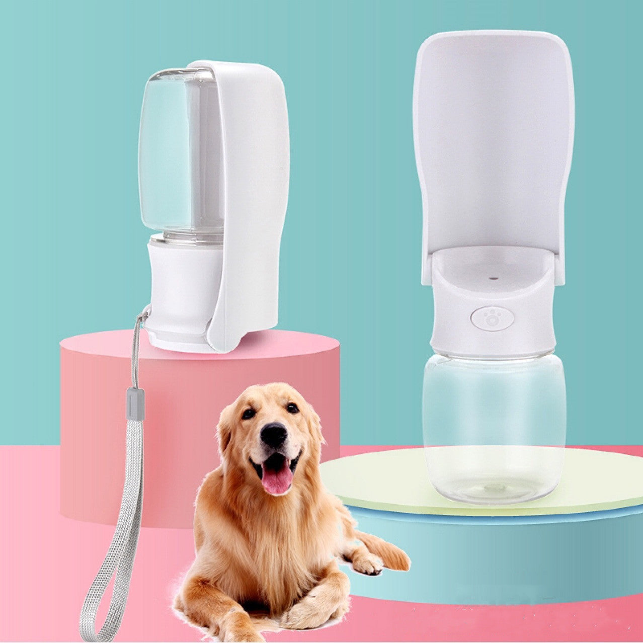 Dog Portable Water Bottle Foldable Pet Water Dispenser Pet Products - clickit2shipit