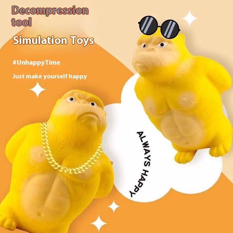 Gorilla Squeezing Toy Decompression Toy Office Decoration - clickit2shipit