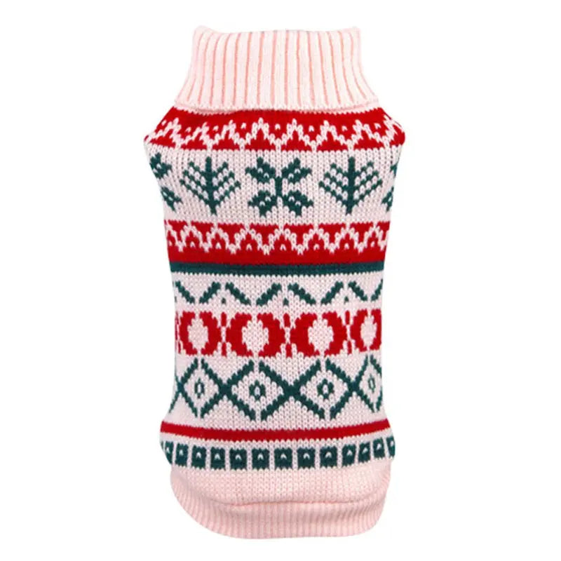 Fashion Pet Geometric Diamond Plaid Sweater - clickit2shipit