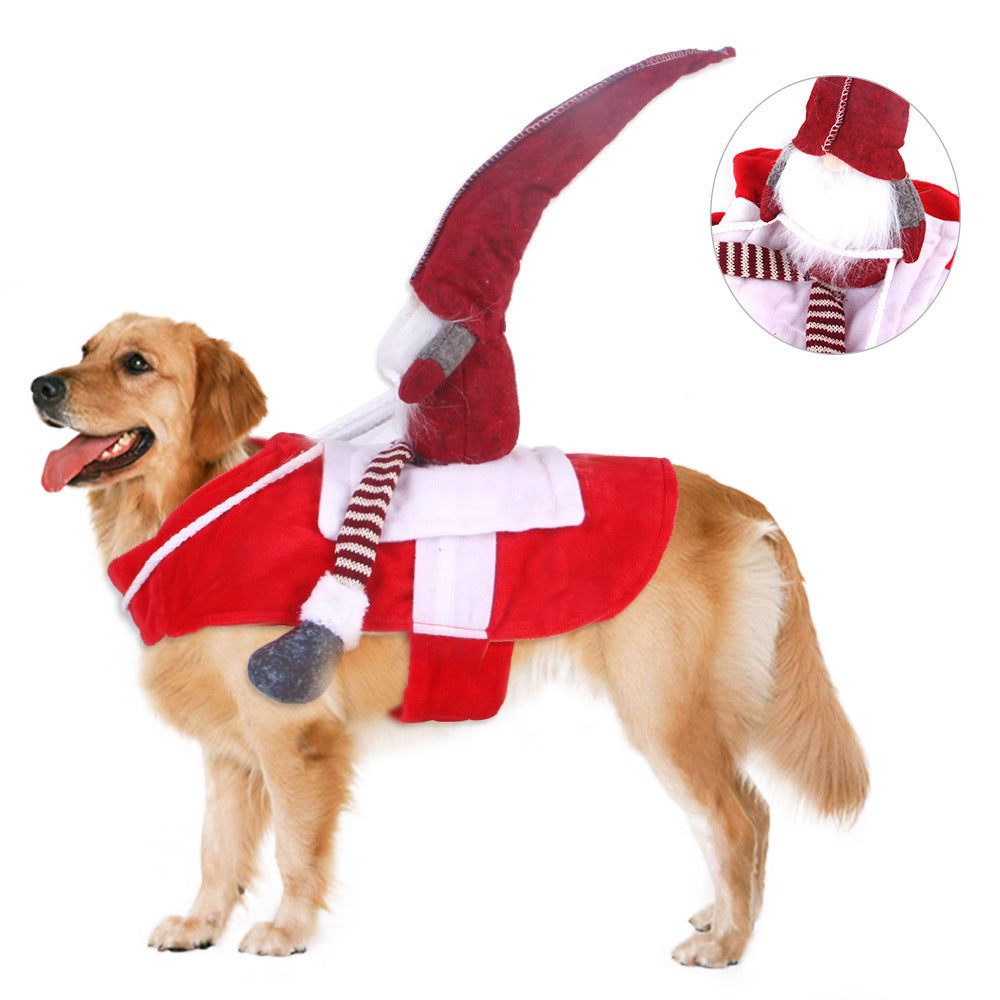 Pet Christmas Riding Transformation Costume Pet Products Costumes Cosplay - clickit2shipit