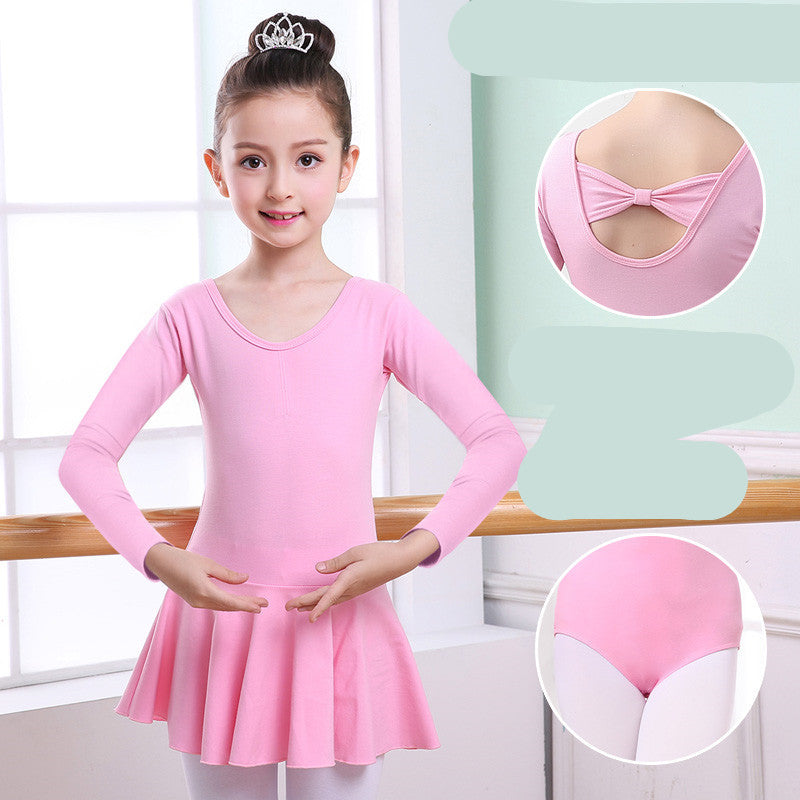 Children's Dance Clothes, Girls' Practice Clothes, Girls Short-sleeved Tutu - clickit2shipit