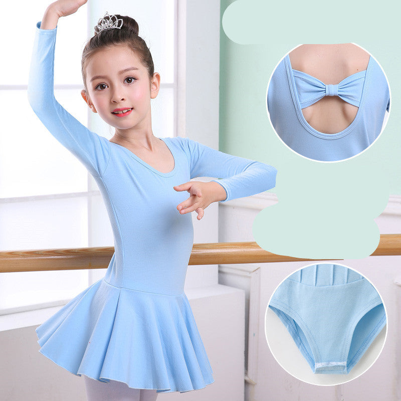 Children's Dance Clothes, Girls' Practice Clothes, Girls Short-sleeved Tutu - clickit2shipit