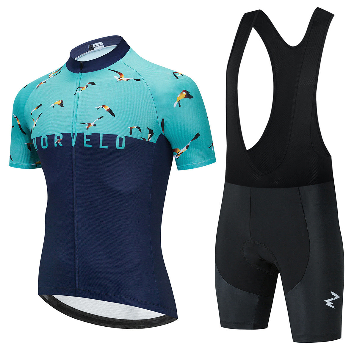 New Summer Short-Sleeved Cycling Jersey Suit Breathable Bicycle Sportswear Uniform Custom Cycling Jersey - clickit2shipit
