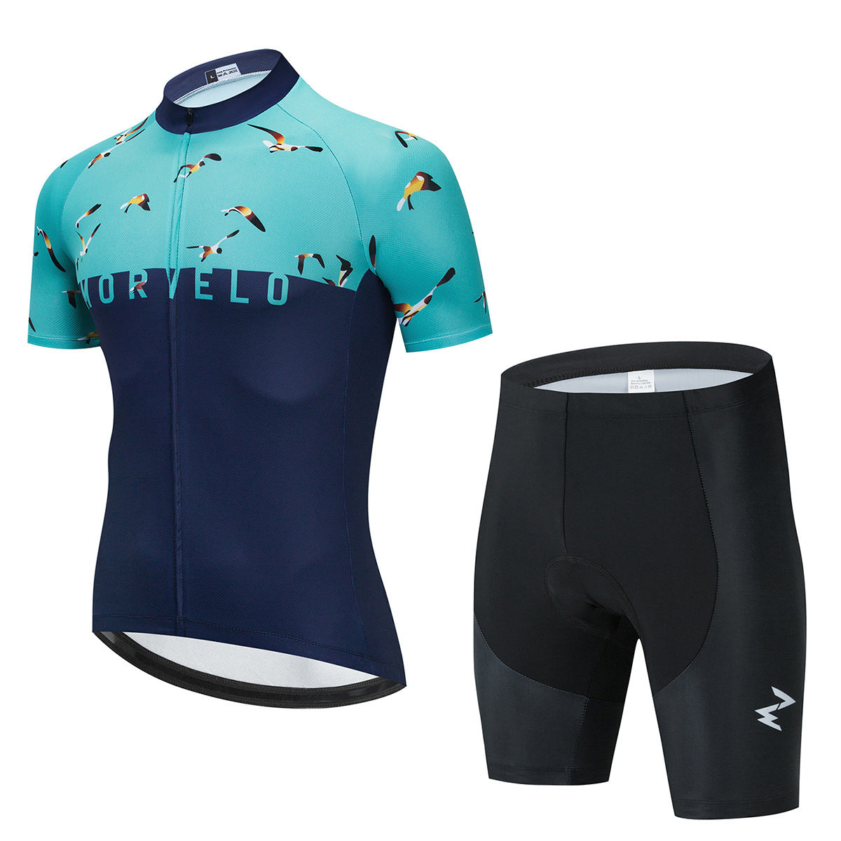 New Summer Short-Sleeved Cycling Jersey Suit Breathable Bicycle Sportswear Uniform Custom Cycling Jersey - clickit2shipit