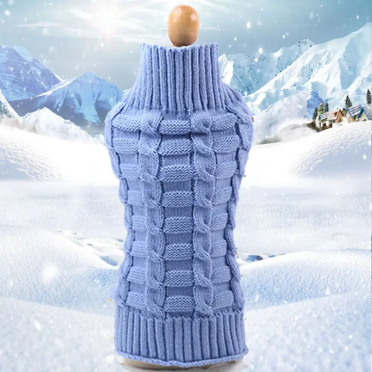 Cashmere Twisted Rope Pet Sweater, Dog Clothes, Pet Products - clickit2shipit