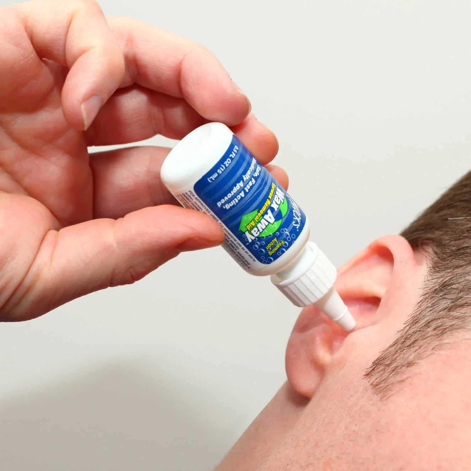 Wax Away Ear Wax Removal System - 0.5 FL OZ Ear Drops with Ear Syringe