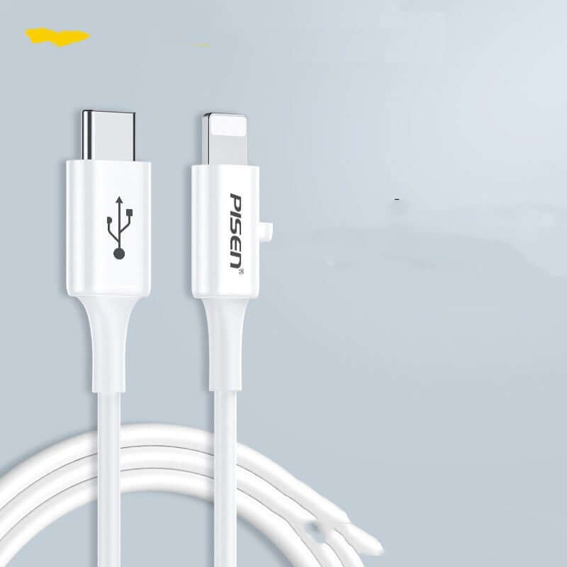 White Fast Charger Cable Single Line - clickit2shipit