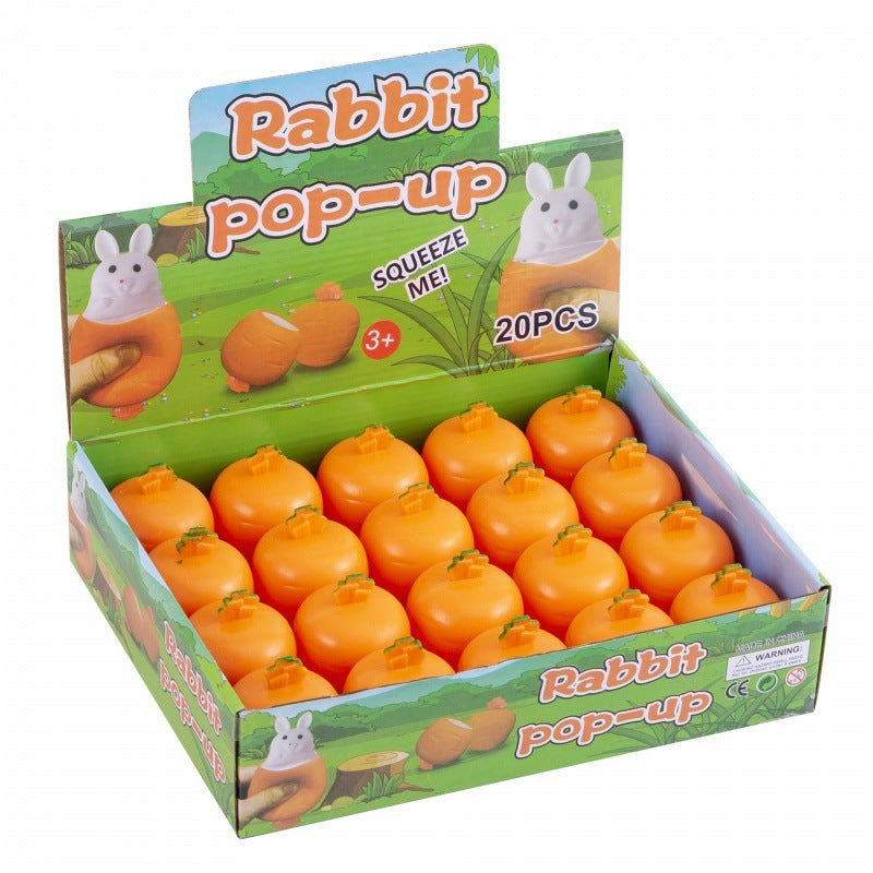 Decompression Carrot Rabbit Squeezing Toy Decompression Toy - clickit2shipit