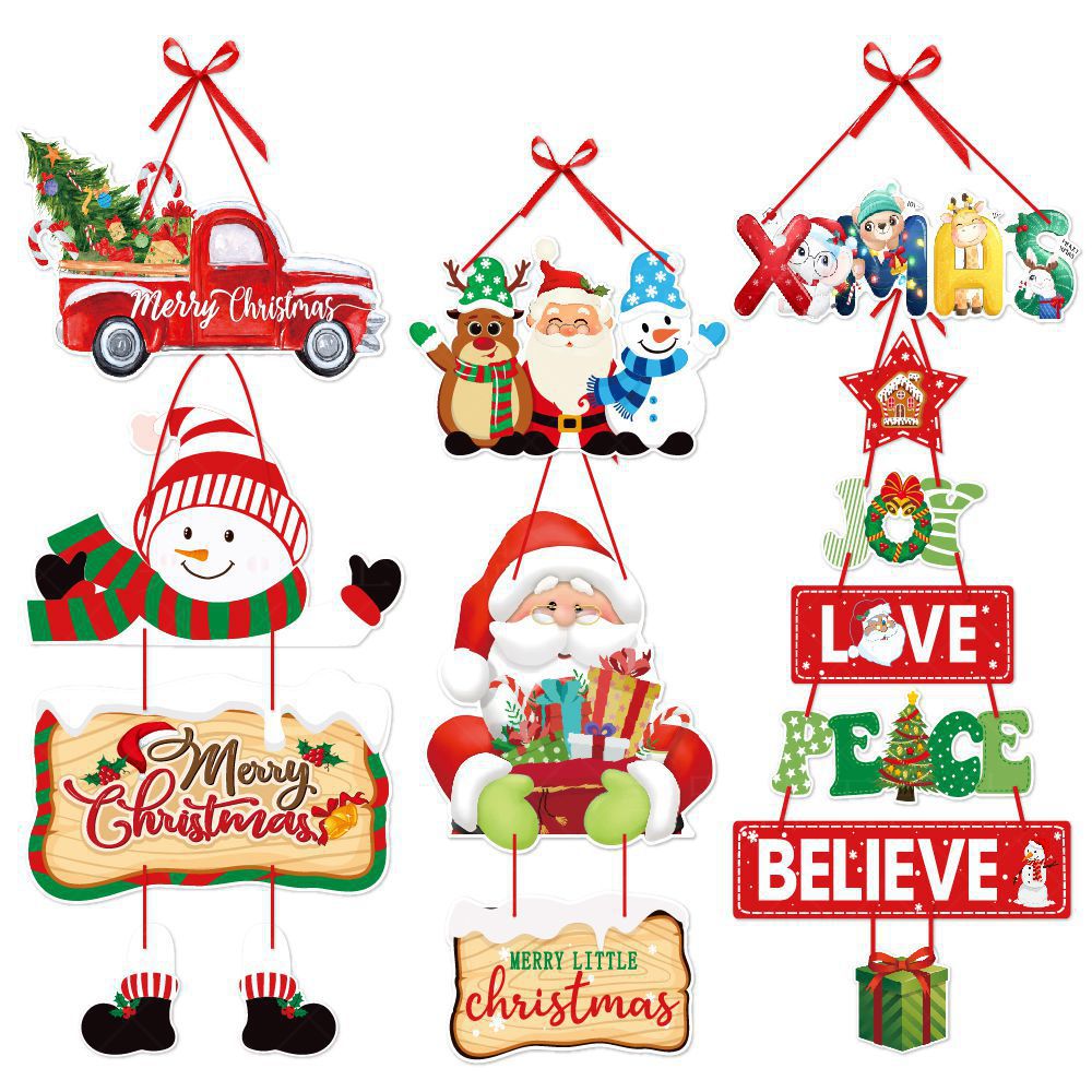 Christmas Decoration Door Width Hanging Decoration Party Decoration - clickit2shipit