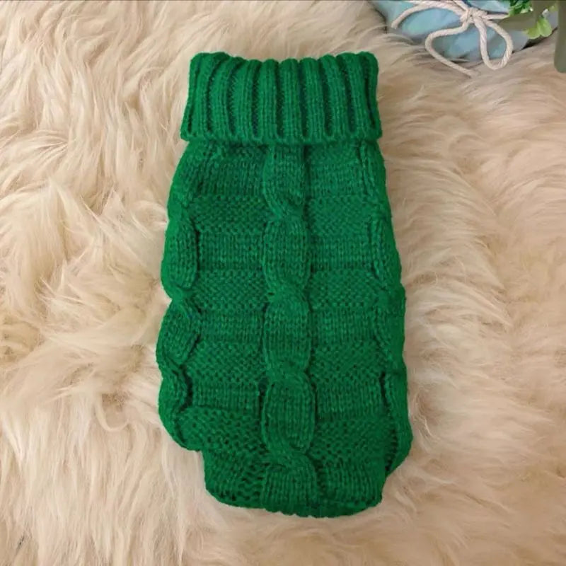 Cat Clothes Cat Pet Supplies Autumn Winter Knitted Sweater Cute Net Red - clickit2shipit