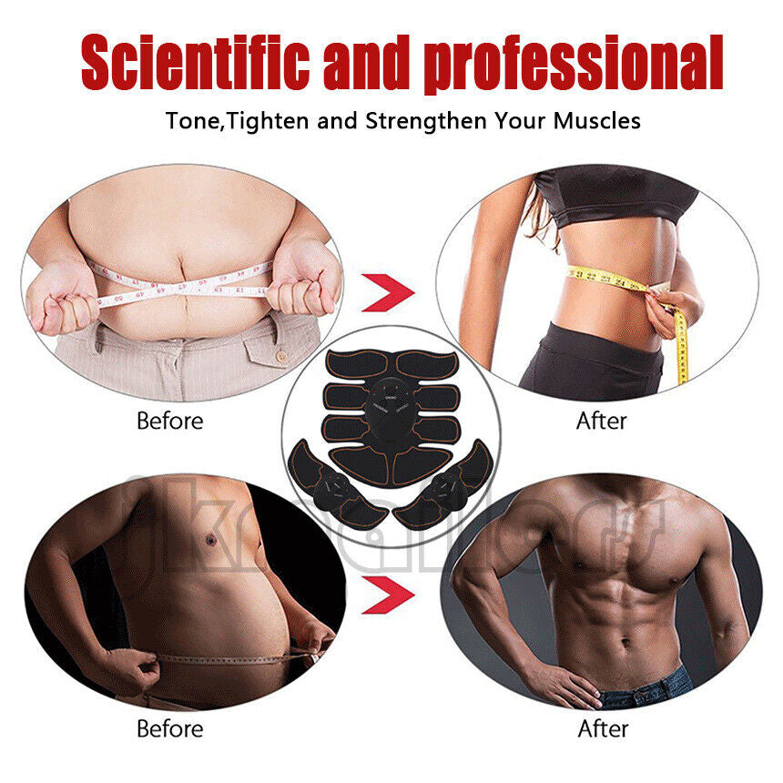 Electric Muscle Toner – ABS Toning Belt & Belly Fat Burner with EMS Technology