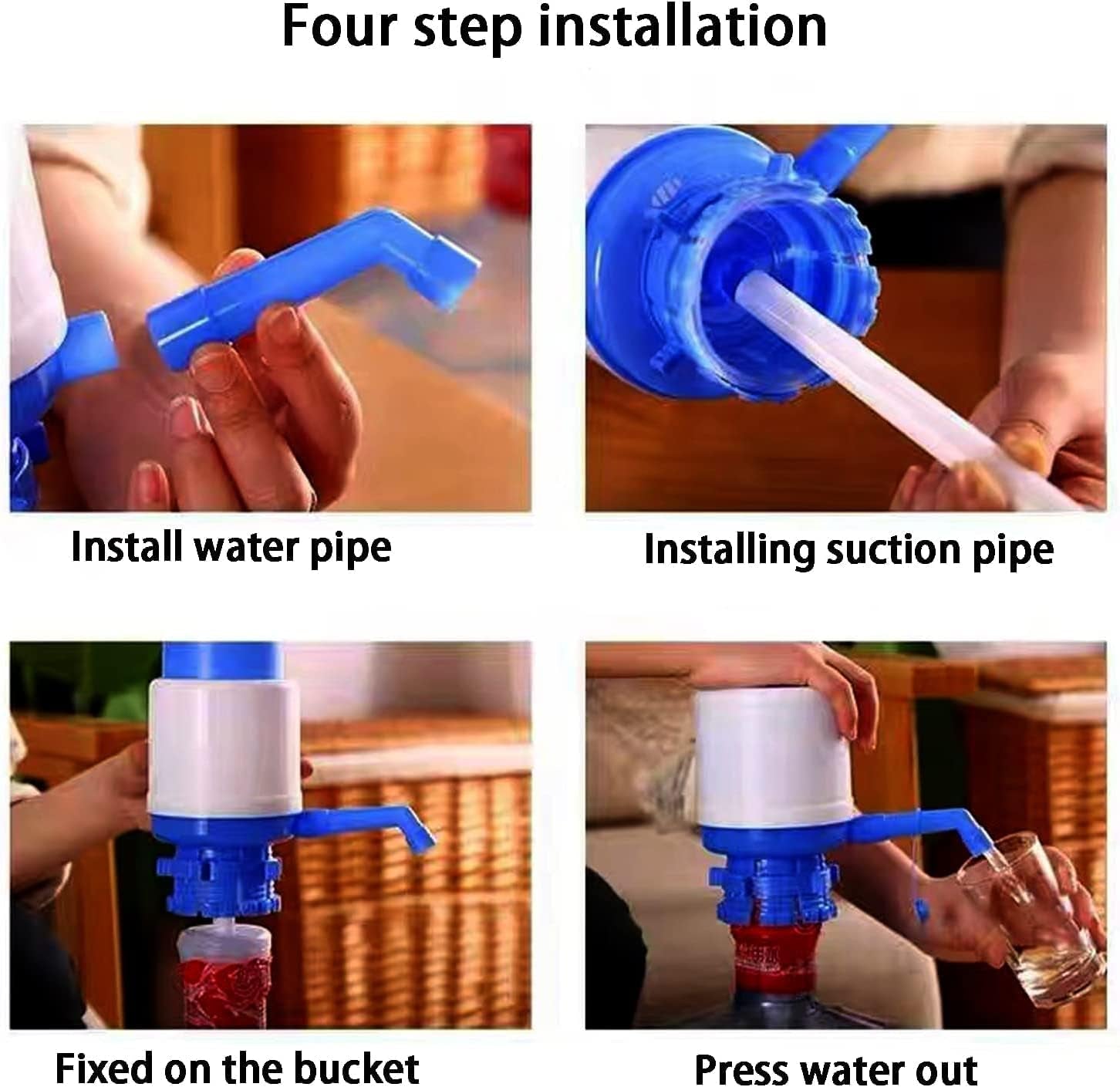 Manual Water Pump Dispenser – Fits 5 Gallon Bottles for Home, Office & School Use