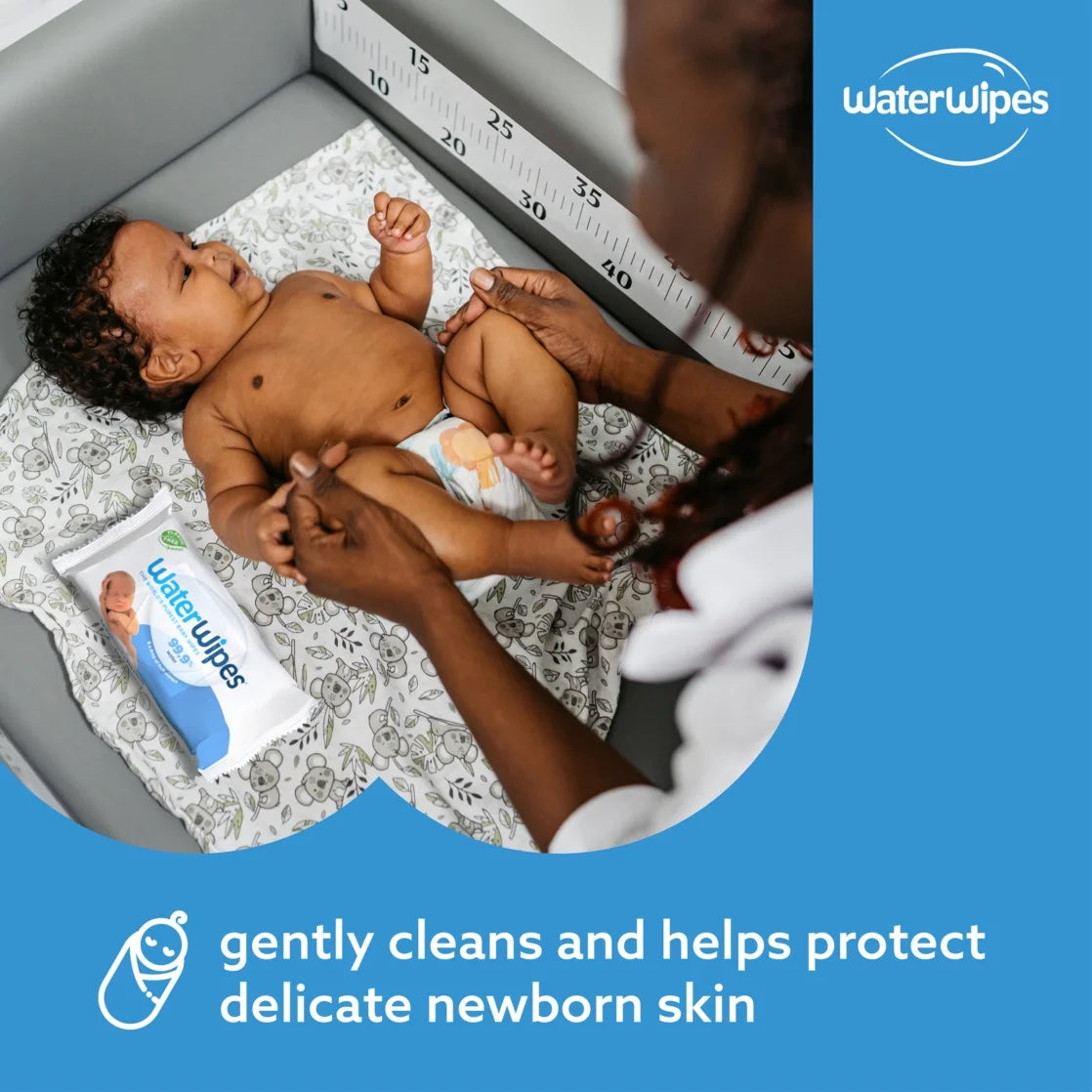 Original 99.9% Water Based Baby Wipes, Unscented, 4 Resealable Packs (240 Wipes)