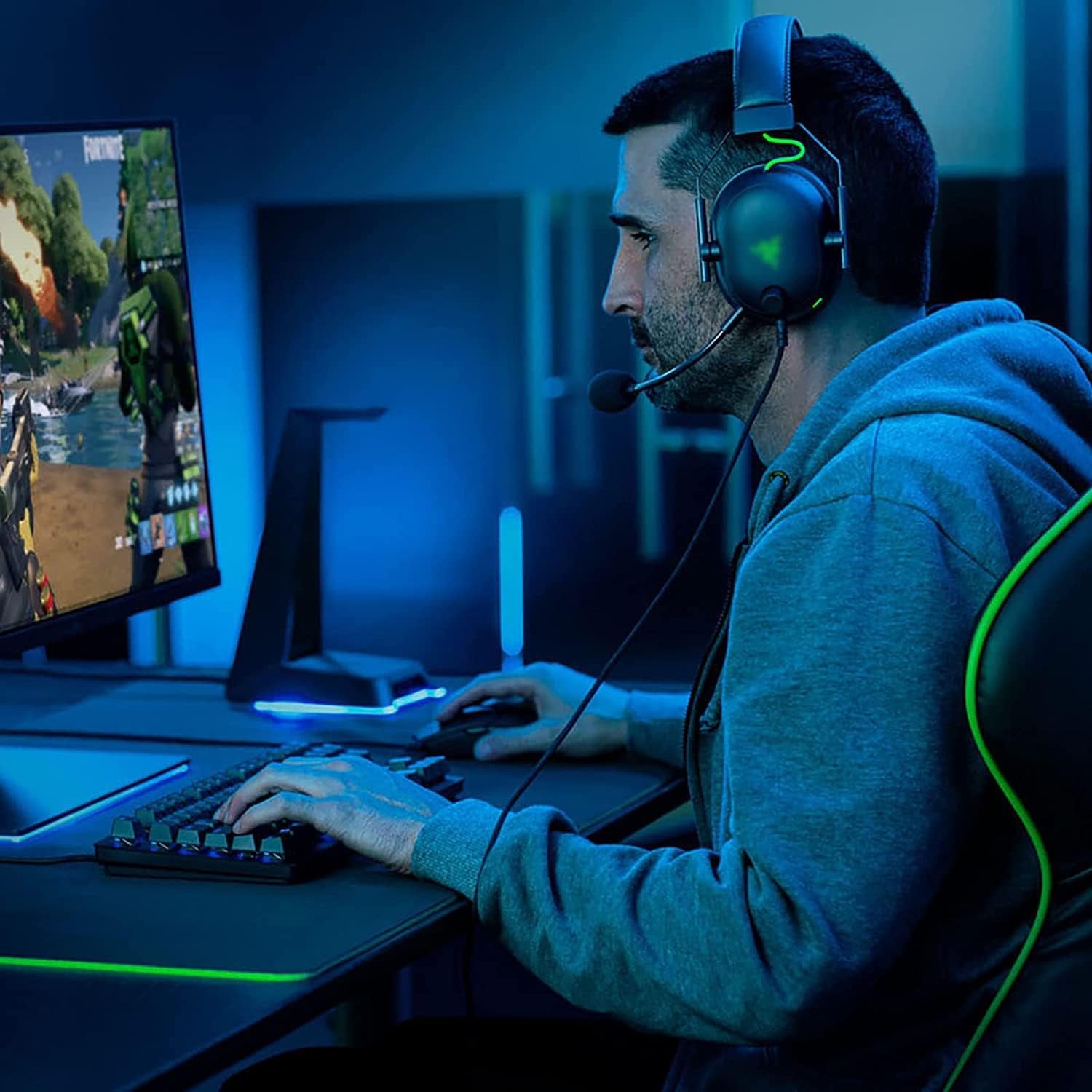 Blackshark V2 Mic Replacement – 3.5mm Detachable Boom Mic with Foam for Razer V2 & V2 Pro