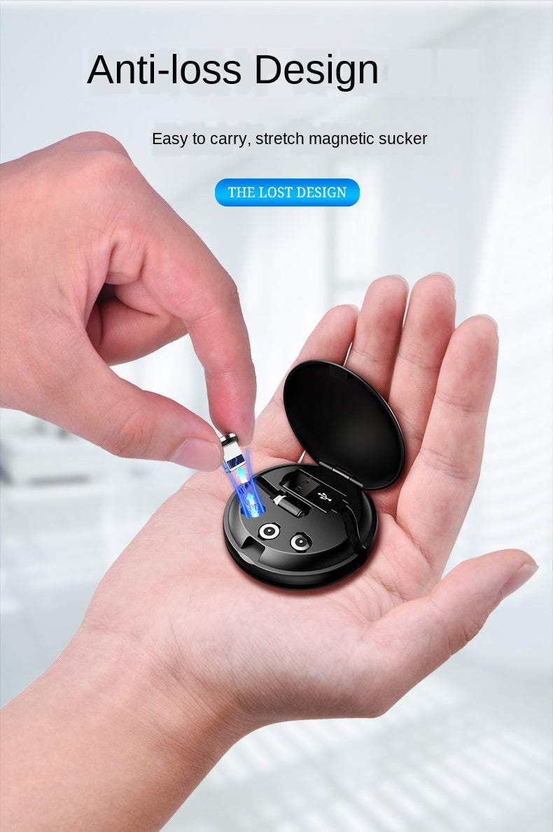 Magnetic Sucker 3-in-1 Data Cable - clickit2shipit