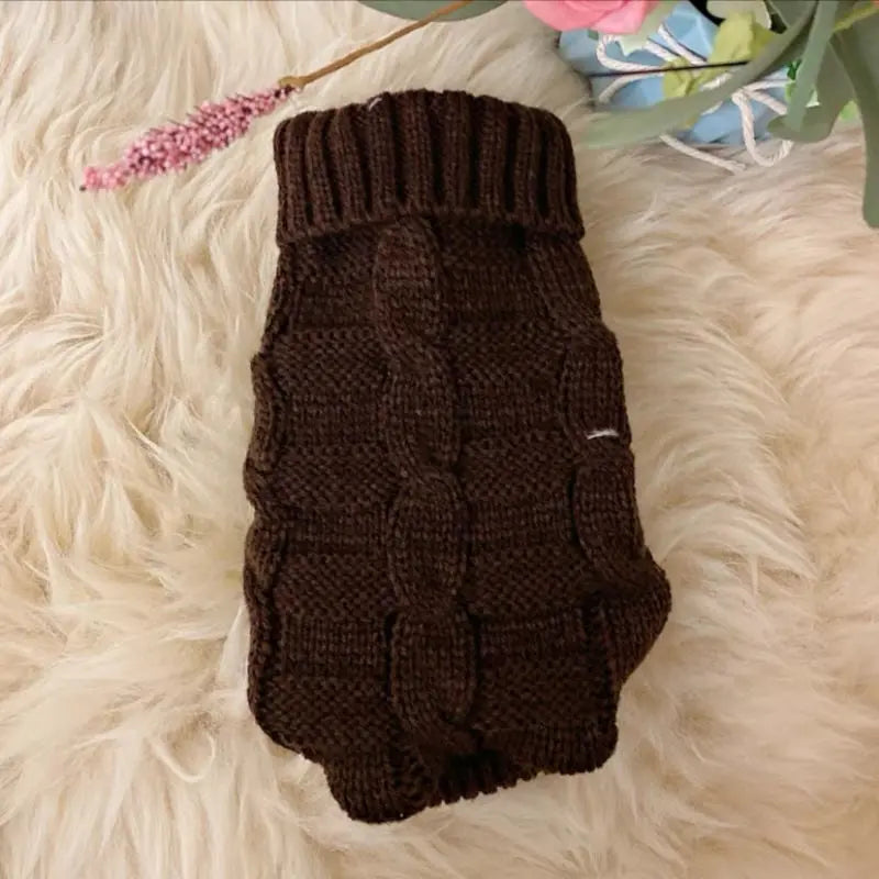 Cat Clothes Cat Pet Supplies Autumn Winter Knitted Sweater Cute Net Red - clickit2shipit