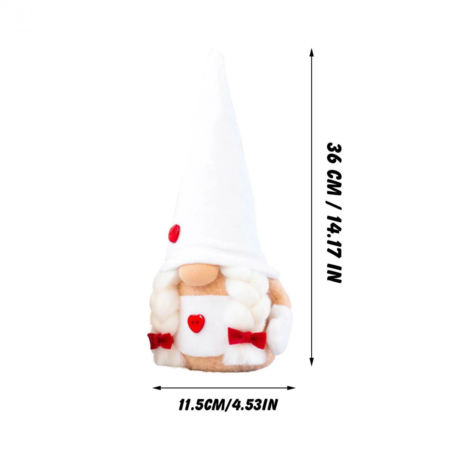 2PCS Valentines Day Gnome Plush Decorations -Mr and Mrs Handmake Scandinavian Tomte for Valentine'S Day Table Elf Gnomes Decor, Stuffed Plushie Decor,Sweet Valentines Day Gifts