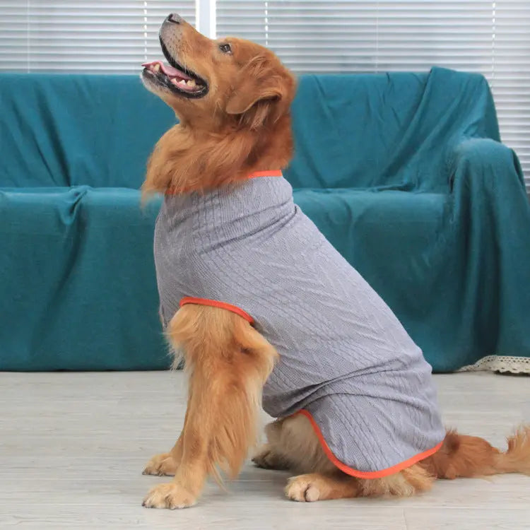 High Collar Vintage Dog Sweater Winter - clickit2shipit