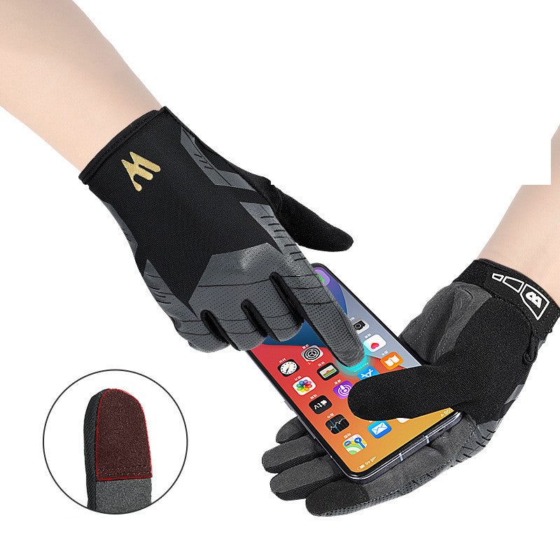 Riding Full Finger Shock Absorbing Gloves Outdoor Equipment