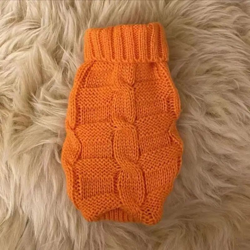 Cat Clothes Cat Pet Supplies Autumn Winter Knitted Sweater Cute Net Red - clickit2shipit