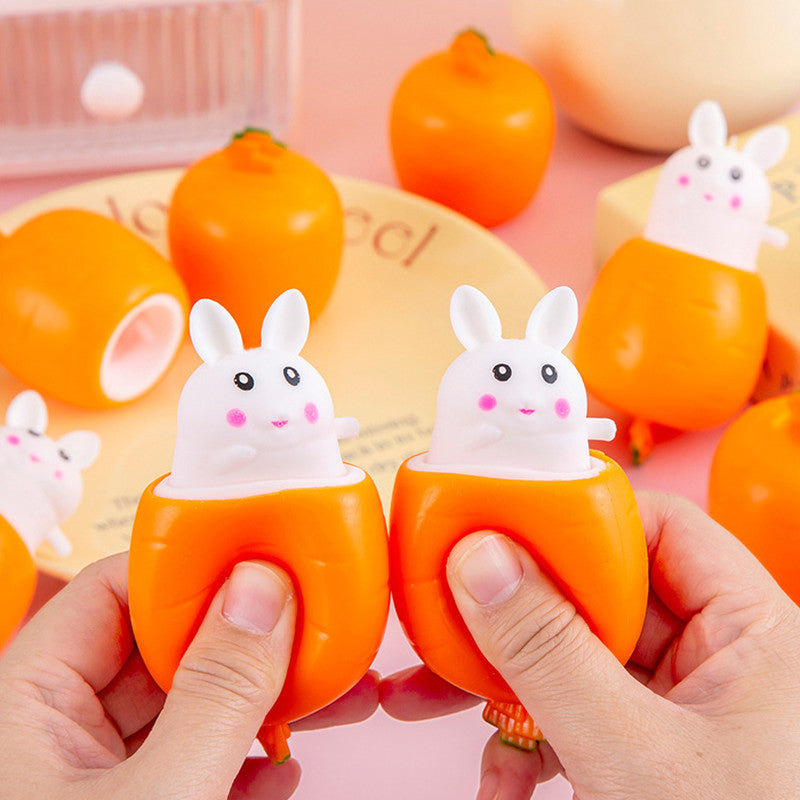 Decompression Carrot Rabbit Squeezing Toy Decompression Toy - clickit2shipit
