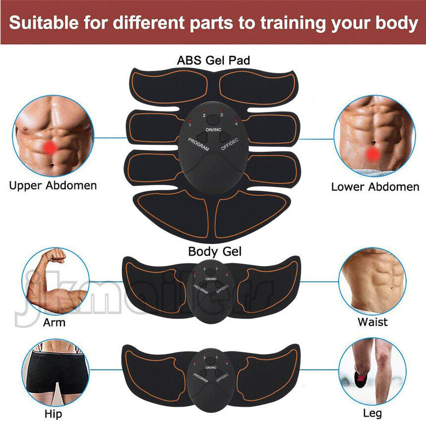 Electric Muscle Toner – ABS Toning Belt & Belly Fat Burner with EMS Technology
