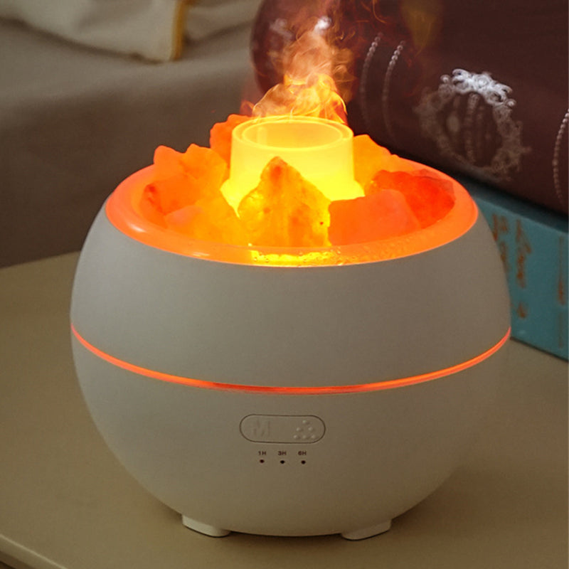 Salt Stone Simulation Flame Aromatherapy Machine - clickit2shipit
