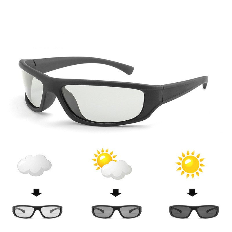 Outdoor Equipment Color Changing Lens Athletic Glasses