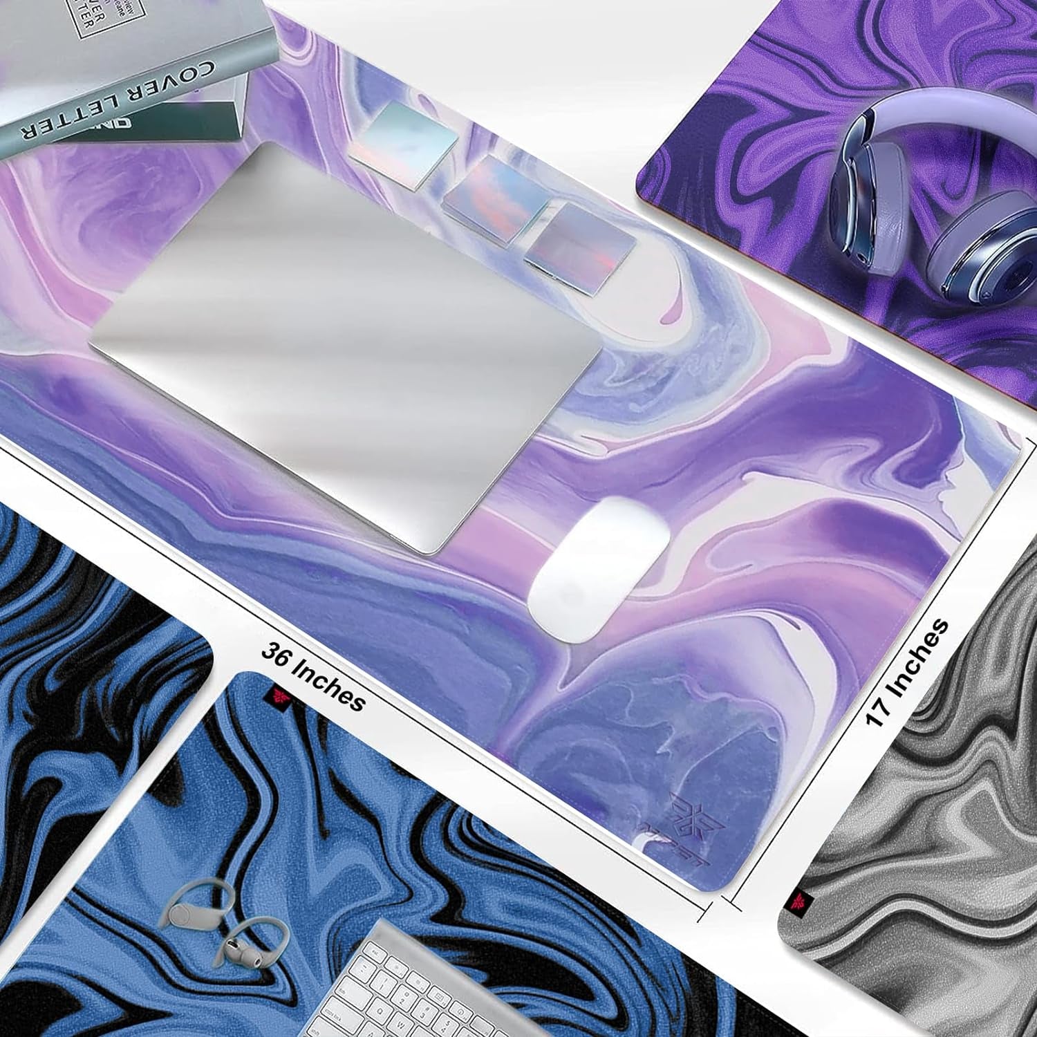 MP02-SP XL Gaming Mouse Pad – RGB Backlit, Water-Resistant, Anti-Slip Base