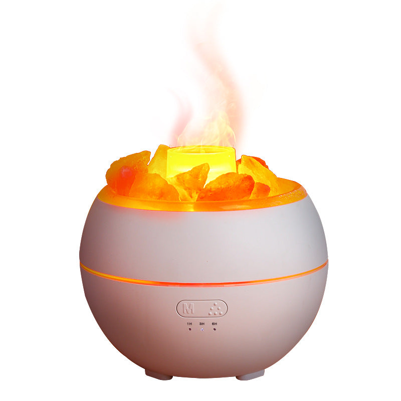 Salt Stone Simulation Flame Aromatherapy Machine - clickit2shipit