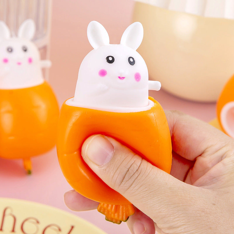 Decompression Carrot Rabbit Squeezing Toy Decompression Toy - clickit2shipit