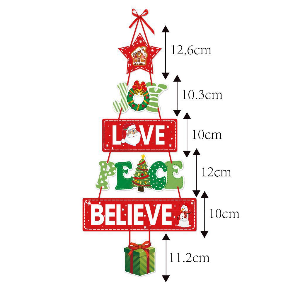 Christmas Decoration Door Width Hanging Decoration Party Decoration - clickit2shipit