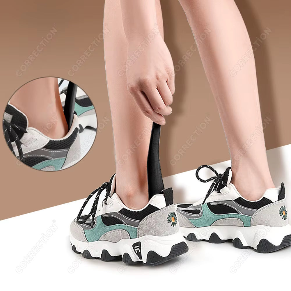 1PC Lazy Shoe Helper Unisex Wear Shoe Horn Helper Shoehorn Shoe Easy on and off Shoe Sturdy Slip Aid Tool Shoe Horn Shoe Lifter