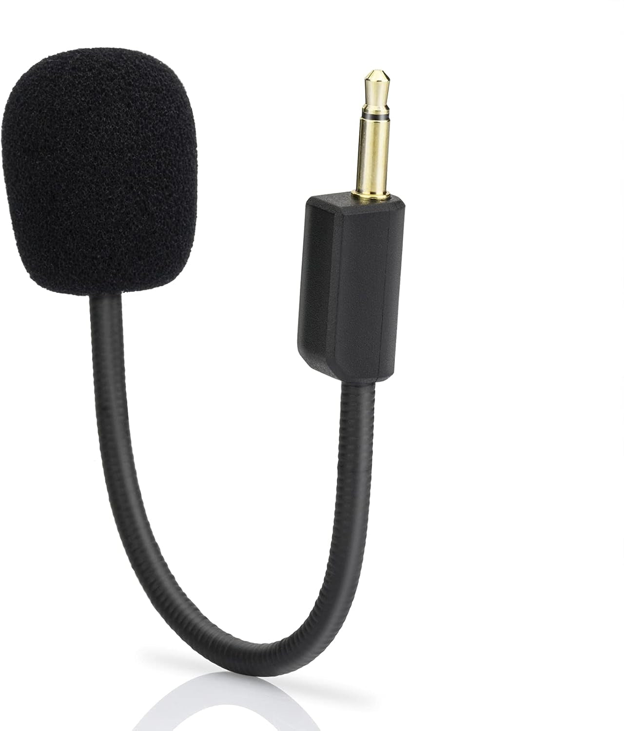 Blackshark V2 Mic Replacement – 3.5mm Detachable Boom Mic with Foam for Razer V2 & V2 Pro