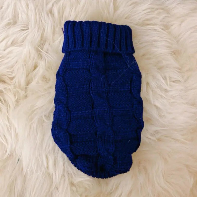 Cat Clothes Cat Pet Supplies Autumn Winter Knitted Sweater Cute Net Red - clickit2shipit