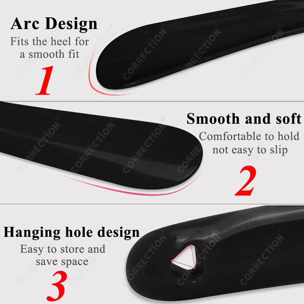1PC Lazy Shoe Helper Unisex Wear Shoe Horn Helper Shoehorn Shoe Easy on and off Shoe Sturdy Slip Aid Tool Shoe Horn Shoe Lifter