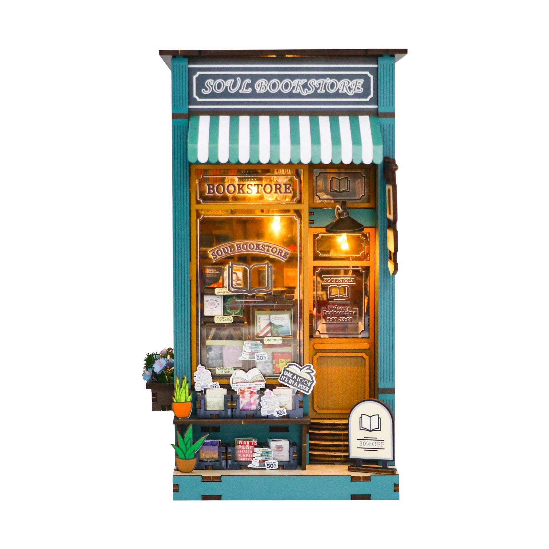 Shop Theater Handmade Diy Model - clickit2shipit