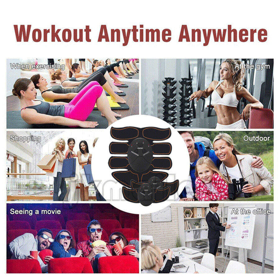 Electric Muscle Toner – ABS Toning Belt & Belly Fat Burner with EMS Technology