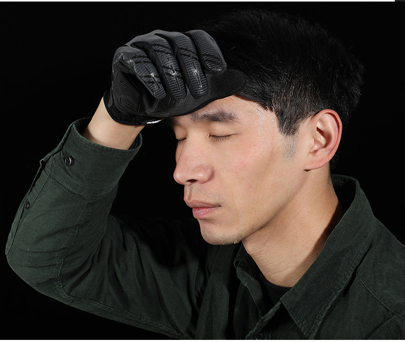 Riding Full Finger Shock Absorbing Gloves Outdoor Equipment