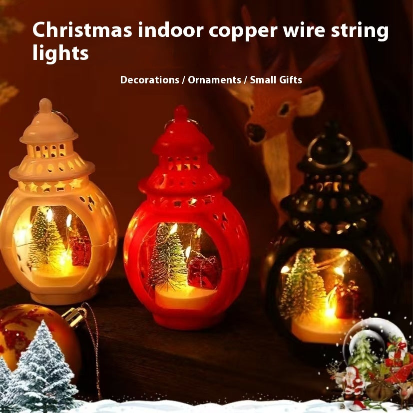 Christmas Decoration Portable Retro Style Lamp Atmosphere Decoration - clickit2shipit