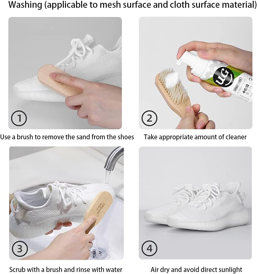 Sneaker Cleaner -  Shoe Cleaner White Shoe Cleaner White Shoe Polish Shoe Whitener 100Ml (3.5 Oz).,10