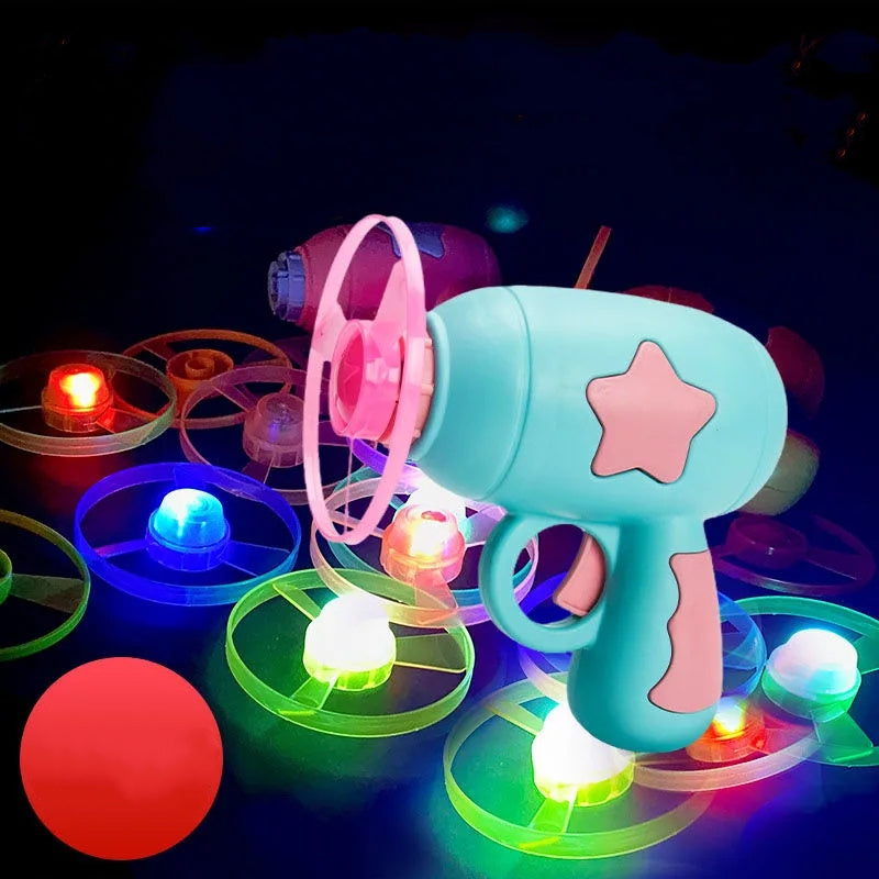 Pet Toy Dog Cat LED Light Toy Luminous Children's Party Toy Bamboo Dragonfly Toy Training Toy Pet Throw Launcher - clickit2shipit