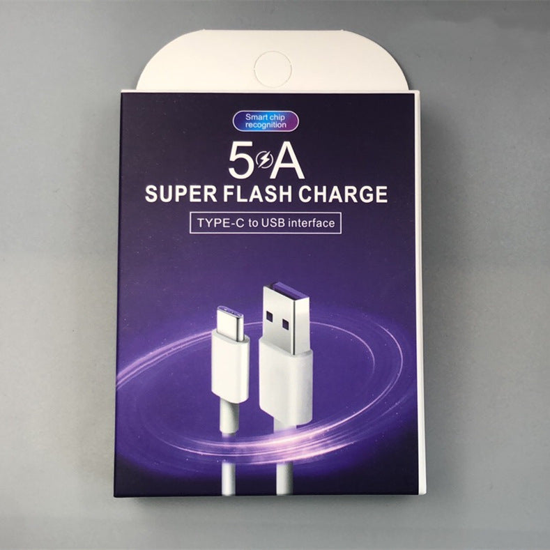 Type-c Data Cable 1 Meter 5A Super Fast Charge - clickit2shipit