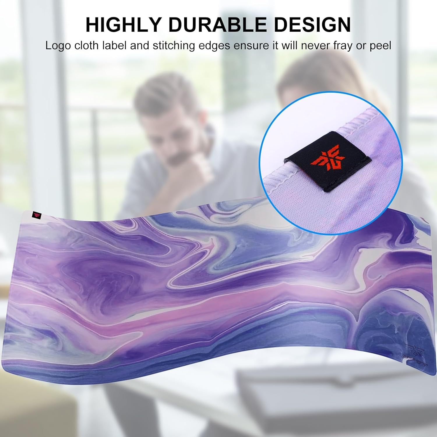MP02-SP XL Gaming Mouse Pad – RGB Backlit, Water-Resistant, Anti-Slip Base