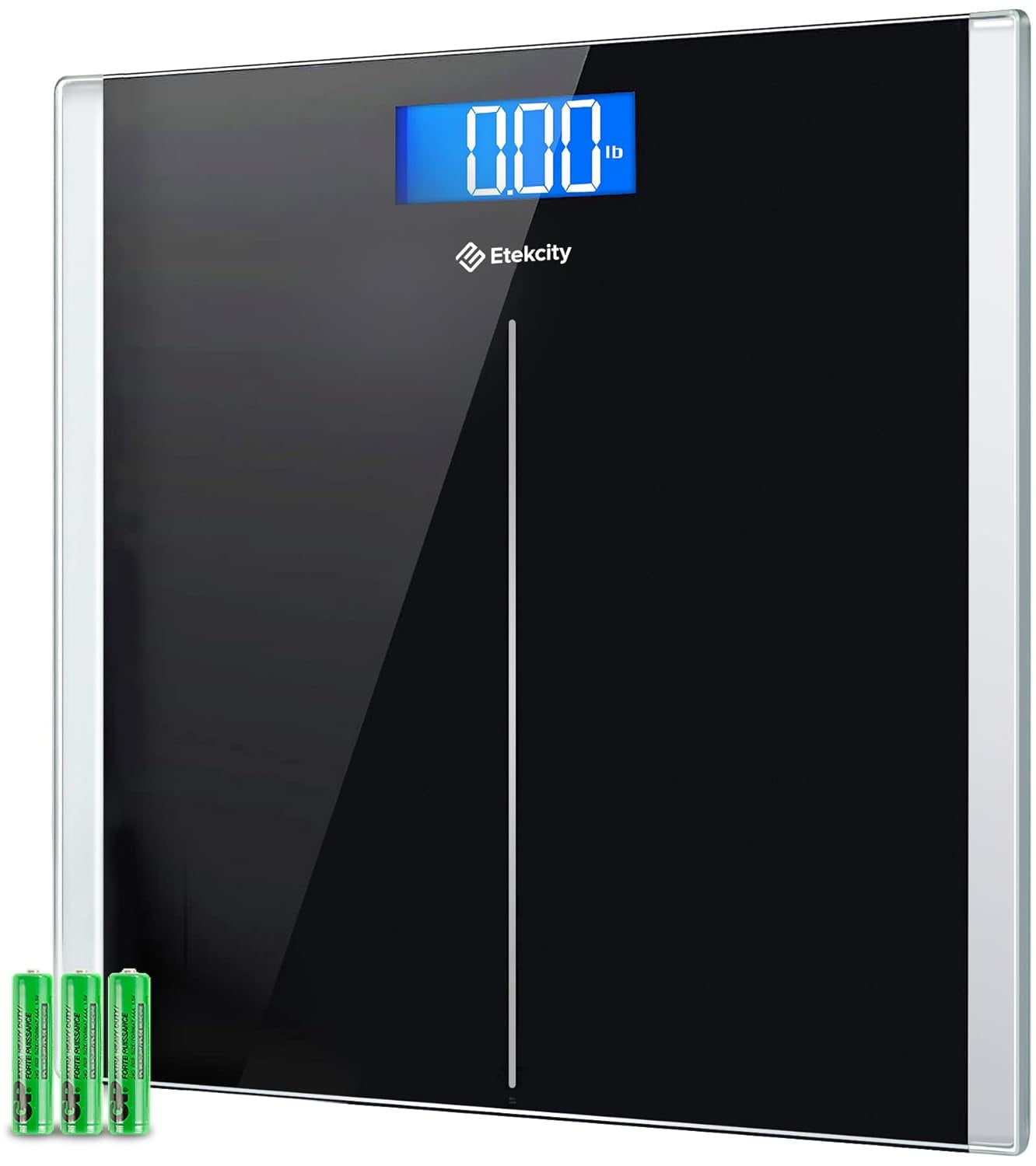 Digital Bathroom Scale – High Accuracy, LCD Display, 400 lbs Capacity, Tempered Glass