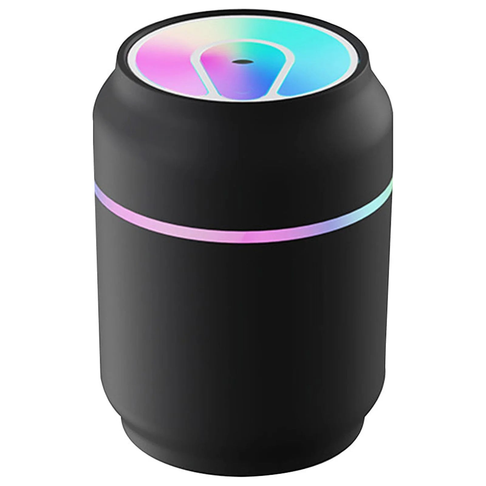 Mini USB Aromatherapy Humidifier – 2-Speed Cool Mist with LED Light for Car, Office & Home